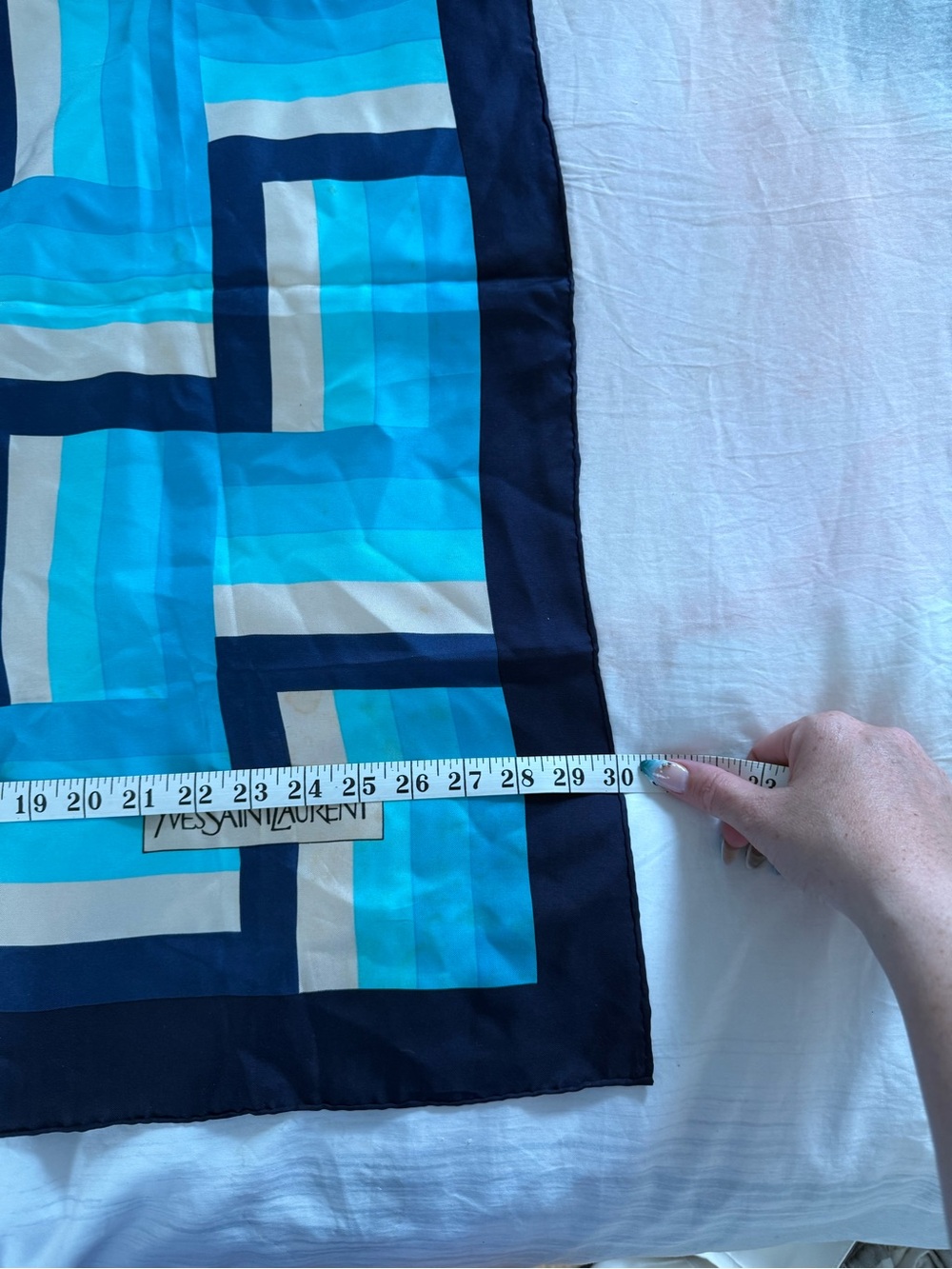 Yves Saint Laurent Silk Scarf - Picture 12 of 13